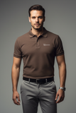 Choco Chip Brown Polo T-Shirt