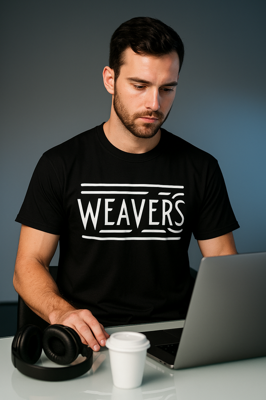 Weavers Brand Designer T-Shirt Black