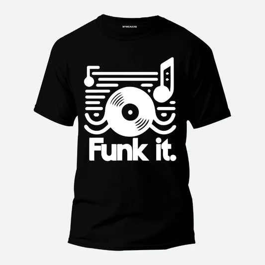Weavers Designer Funk it T-Shirt Black