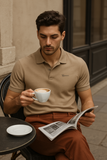 Khaki Beige Polo T-Shirt