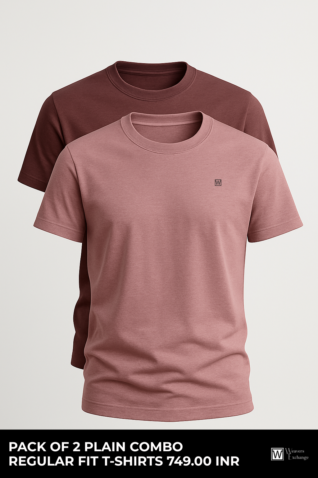 Plain T-shirt Combo of 2