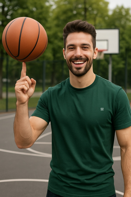 Weavers Classic Plain T-Shirt Bottle Green