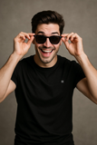 Weavers Classic Plain T-Shirt Black