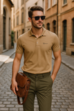 Khaki Beige Polo T-Shirt