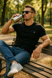 Weavers Classic Plain T-Shirt Black