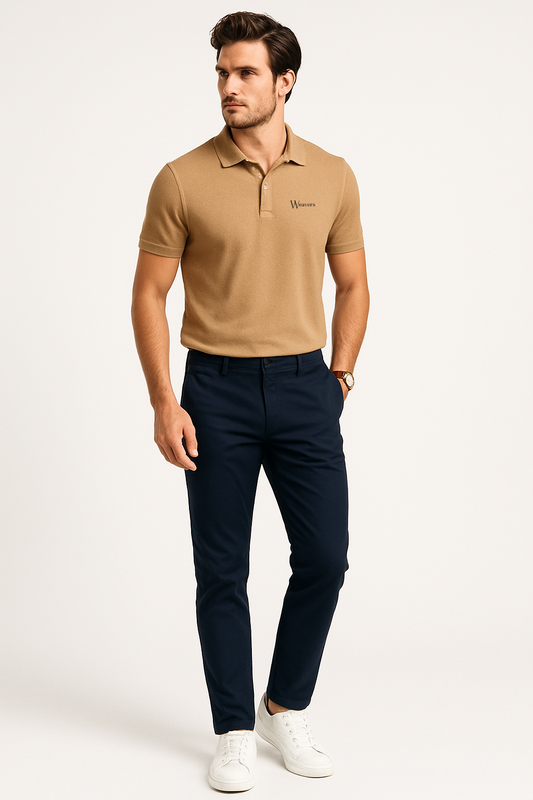 Khaki Beige Polo T-Shirt