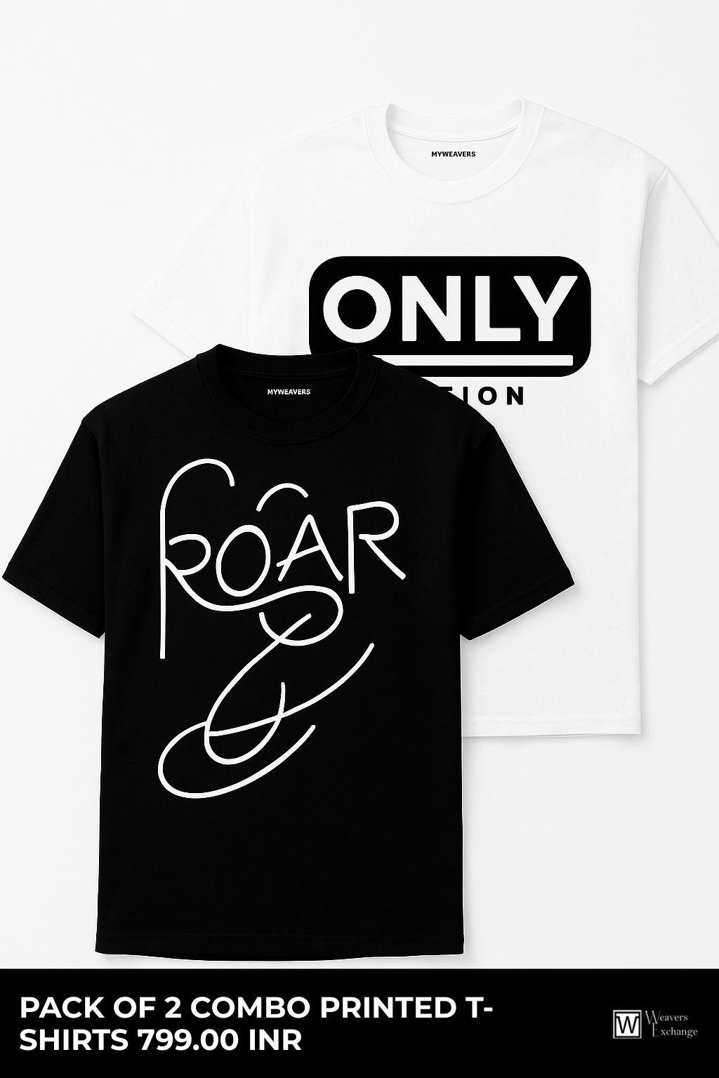 Designer T-shirts Combo of 2