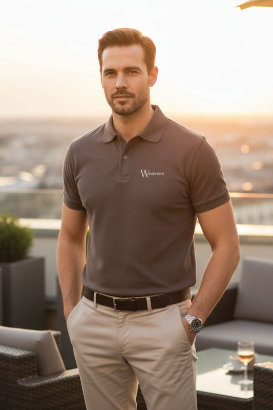 Choco Chip Brown Polo T-Shirt