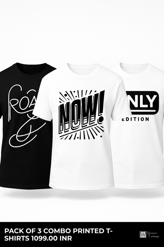 Designer T-shirts Combo of 3