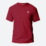 Weavers Classic Plain T-Shirt Maroon
