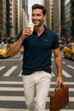 Navy Blue Polo T-Shirt
