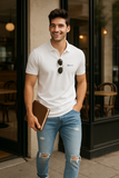 White Polo T-Shirt