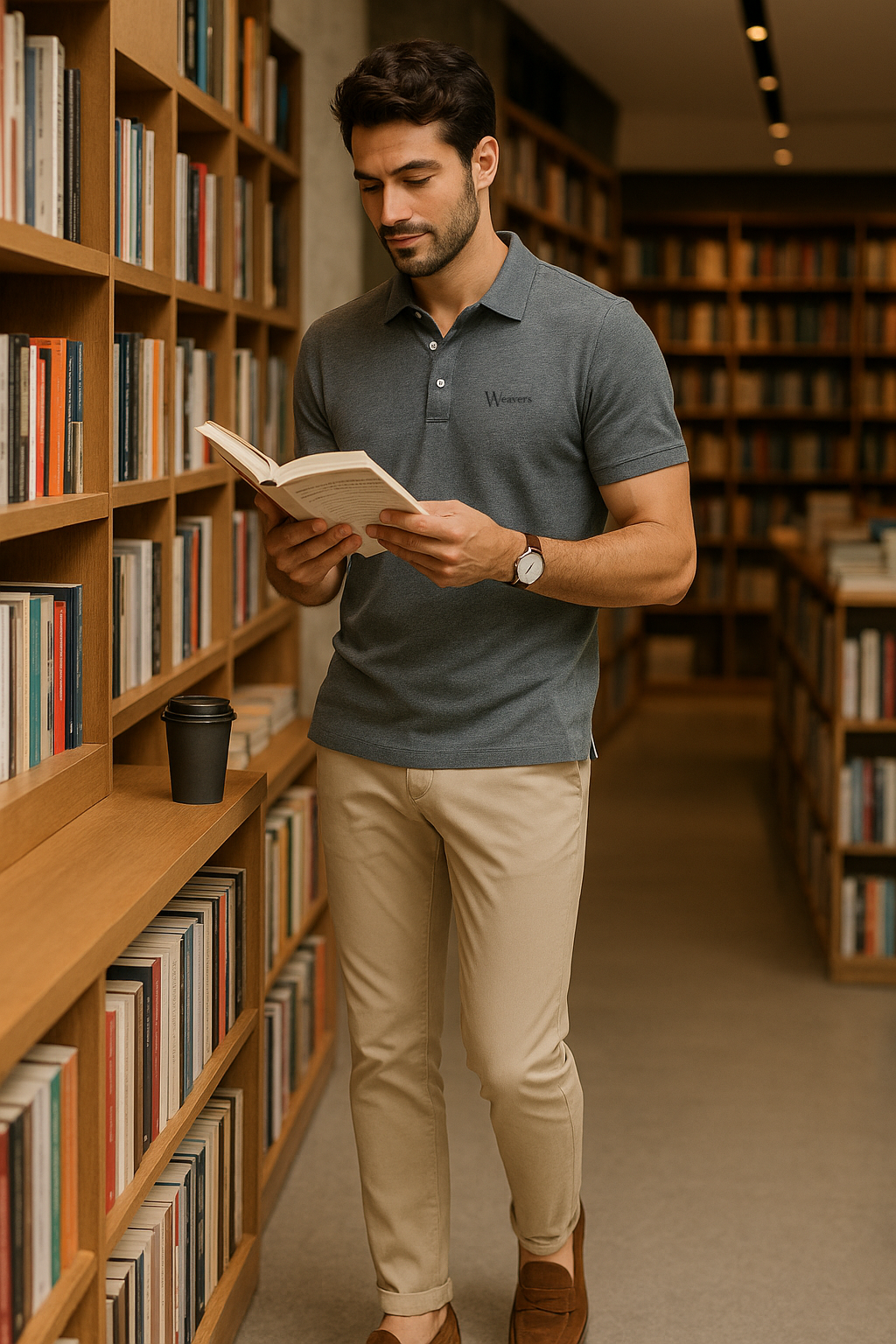 Grey Polo T-Shirt