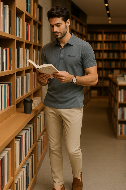 Grey Polo T-Shirt