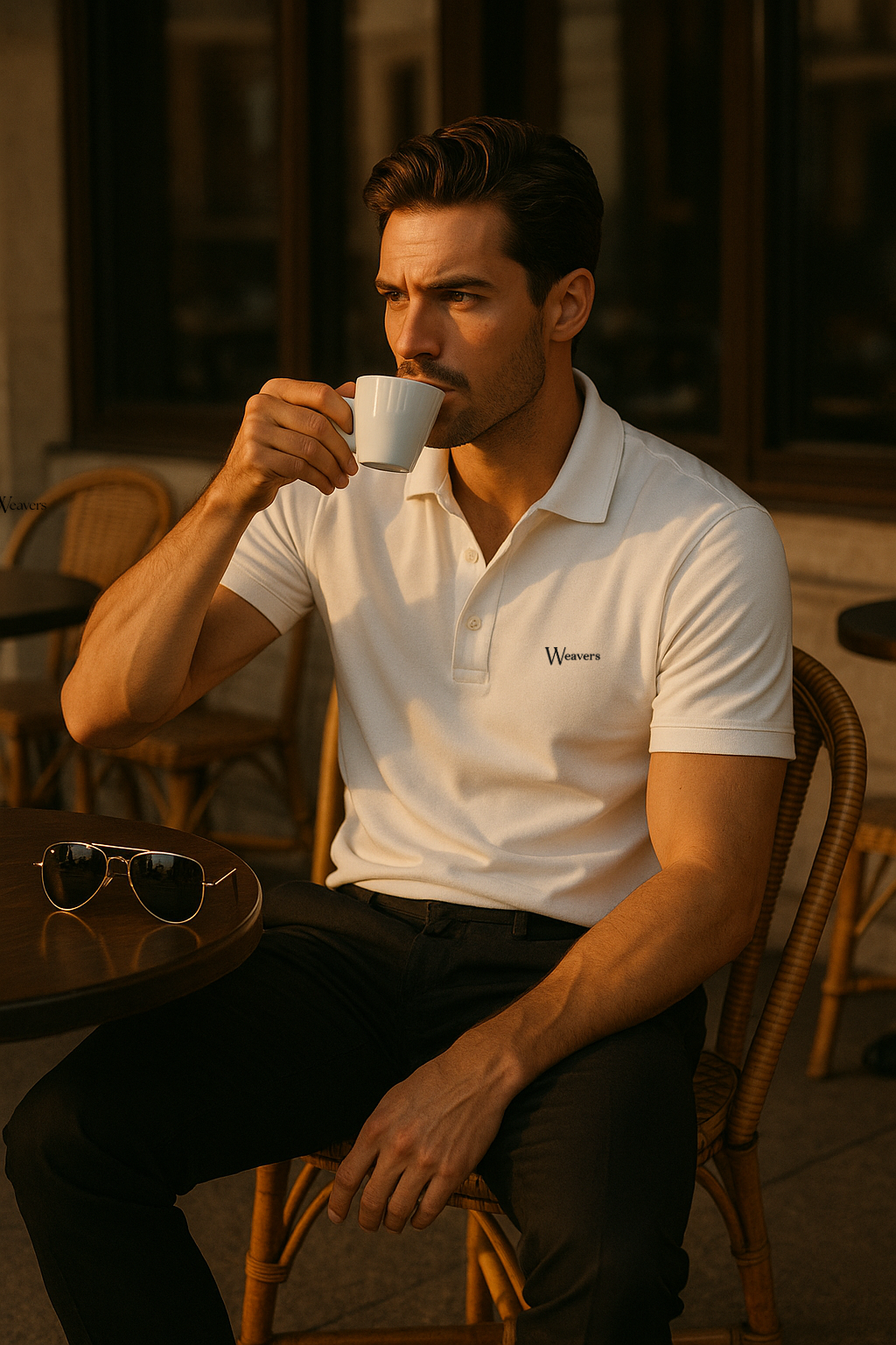 White Polo T-Shirt