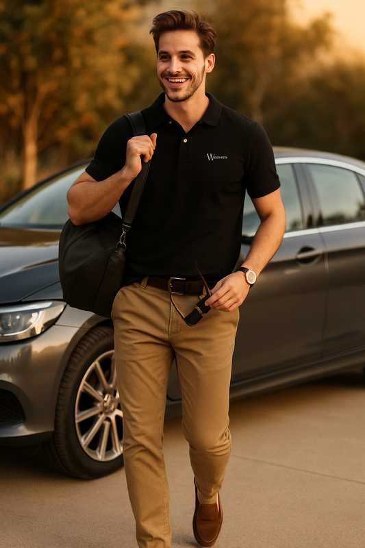 Black Polo T-Shirt