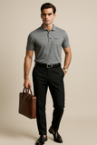 Grey Polo T-Shirt