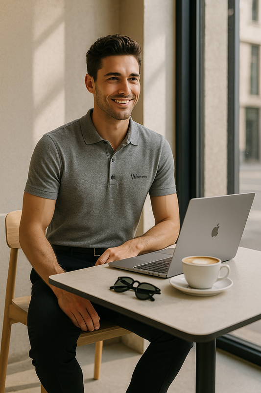 Grey Polo T-Shirt