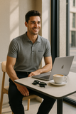 Grey Polo T-Shirt
